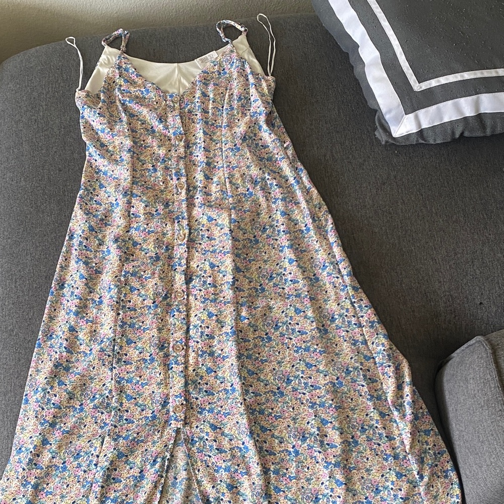 Sienna Sky Floral Midi Dress - Multicolor